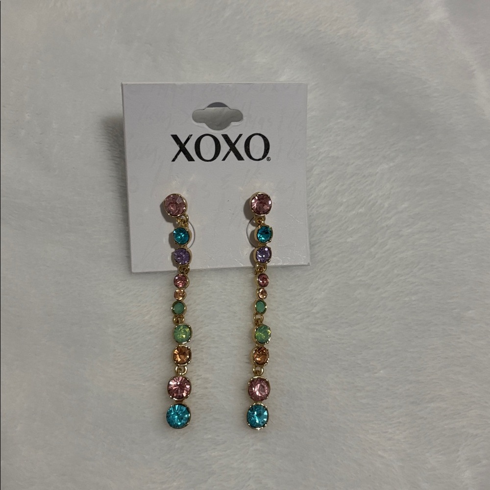 XOXO Vibrant Stone Earrings